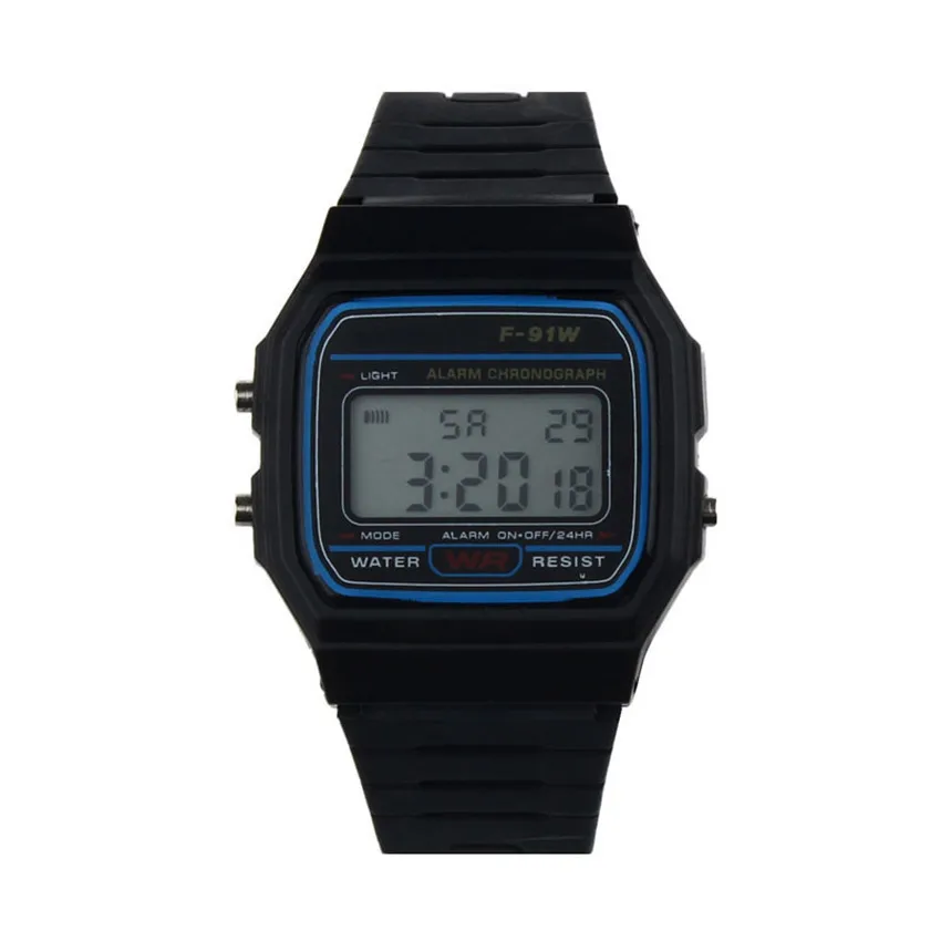 Новый силиконовый ремешок Ретро Винтаж цифровые часы для мальчиков и девочек мужские Montre Enfant Garcon цифровой Спорт Cocuk Saatleri