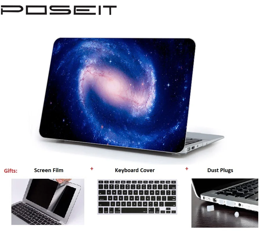 2018 NEW For Apple Macbook Touch Bar 15 Model:A1707 A1990 Hard Case Cover Laptop Shell+Keyboard Cover+Screen Film+Dust Plugs
