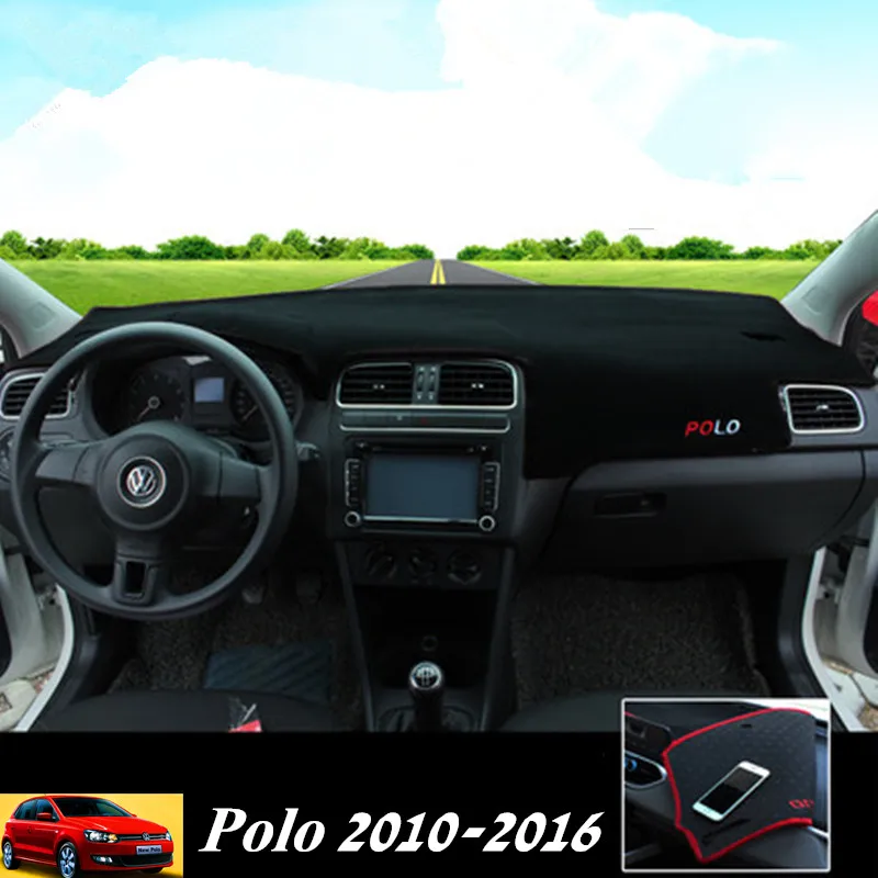 

For Volkswagen Vw Polo 2010-2016 Dashboard Cover Dashmat Dash Mat Pad Sun Shade Dash Board Cover for Polo 2016