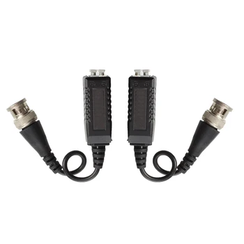 

MOOL 2x Video Balun BNC Cat5 Passive transmitter Two Wire for CCTV / Security Camera