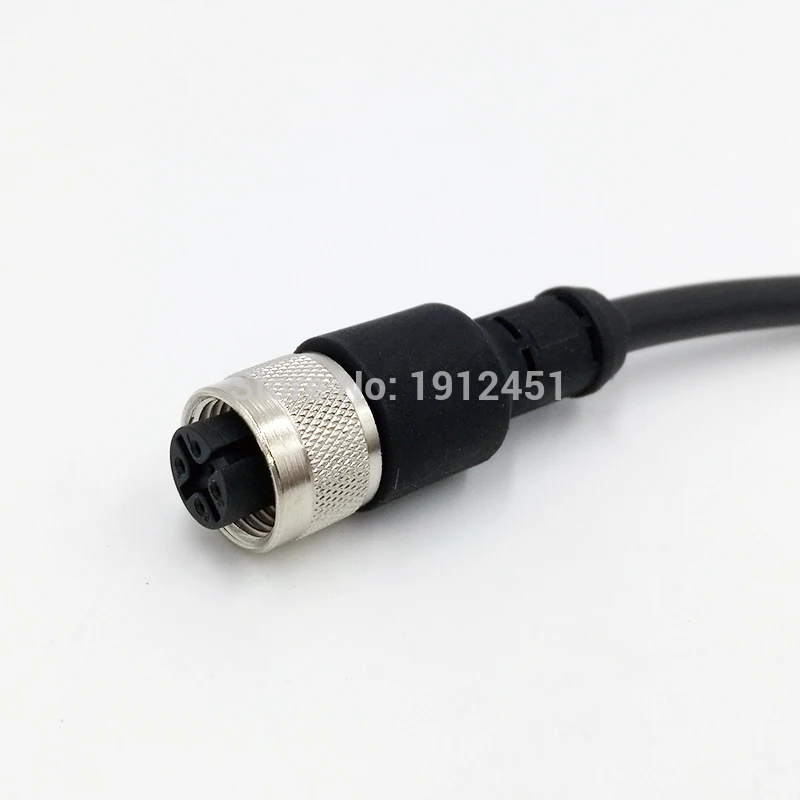 Sensor Connector M12 Waterproof plug Male & Female 4 5 8Pin + 2m PVC line A Type|connector m12|connector waterproofconnector |