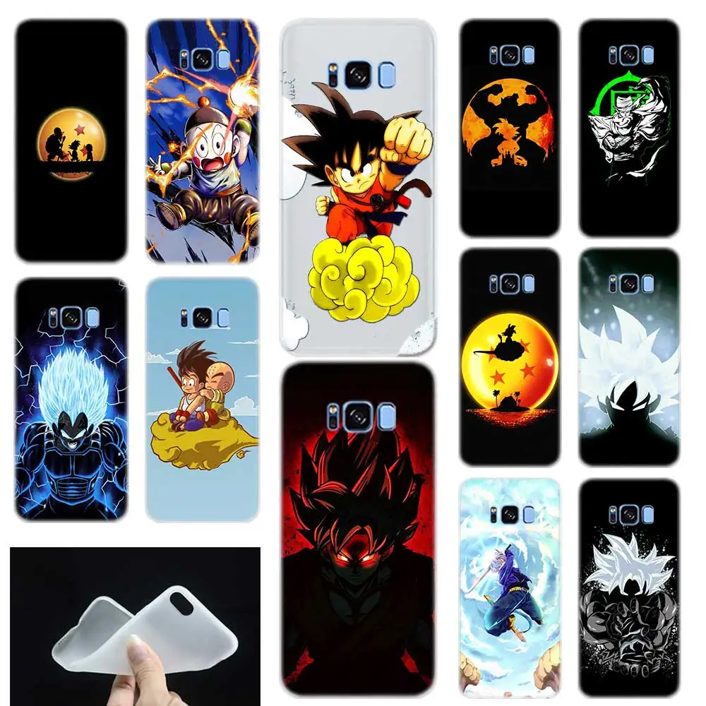 

DBZ Dragon ball anime Soft TPU Silicone Phone Back Case Cover For Samsung Galaxy S6 S7 Edge S8 S9 S10 plus E Note 8 9 10 pro