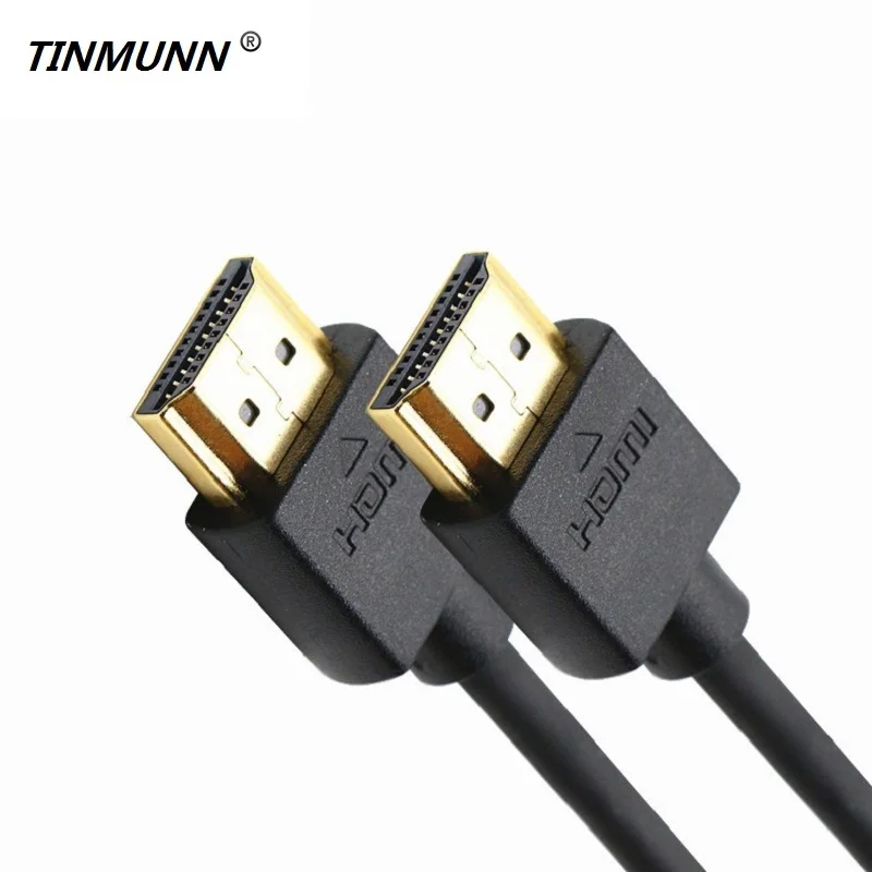 TINMUNN R модель HDMI кабель Male-Male 1080P позолоченный кабель 1,4 в 0,5 м 1M1. 5 м 2 м 3 м 5 м 10 м для HD lcd HDTV сплиттер коммутатор - Цвет: Зеленый