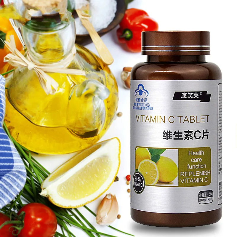 

60PCS Pure Natural Vitamin C Used to Improve Immunity and Anti-aging Provide Energy To The Body