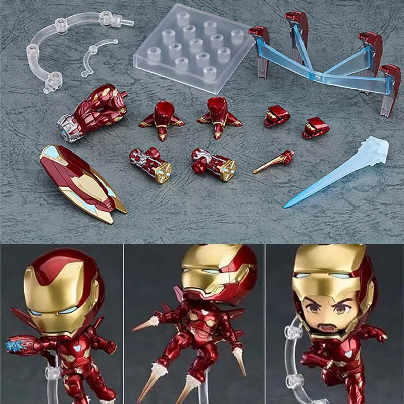 

Nendoroid 988 Avengers Endgame Iron Man Mk50 Ironman Mark50 Action Figure Model Toy Doll Gift
