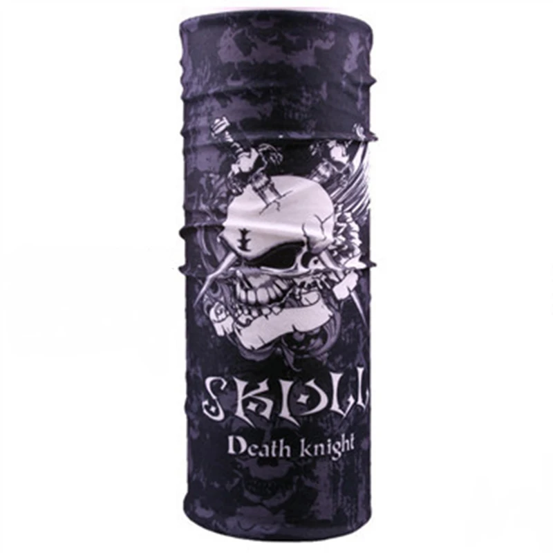 cheap Skull Women Men Sport Headband Magic Seamless Tubular Head Bandana Bike Multi functional Cycling Balaclava Head Scarves buffe