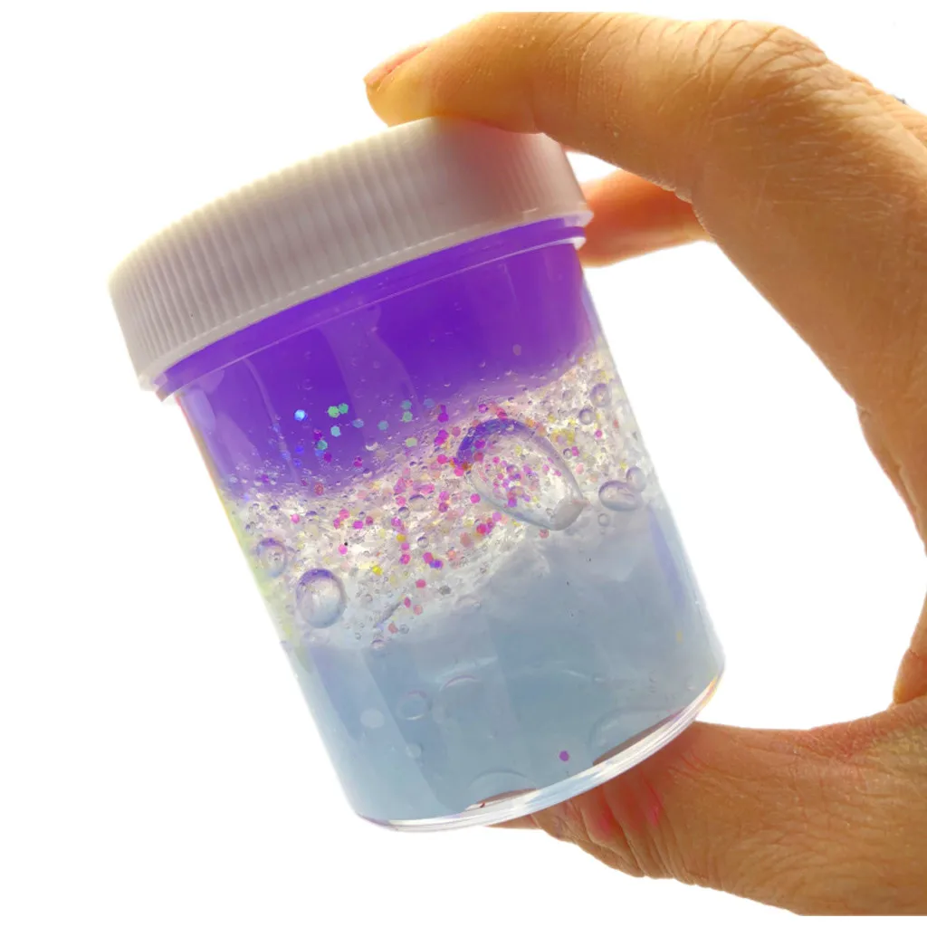 Игрушки для детей HIINST Slime цветные игрушки снятия стресса с животными кристаллами