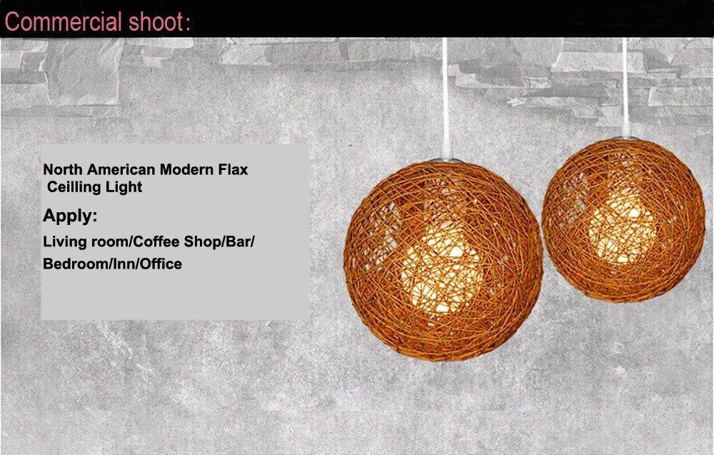 GO OCEAN Pendant Lights E27 Pendant Lamp Colorful Wood Rattan Parlor Light Fixtures For Restaurants Living Room Lighting (9)