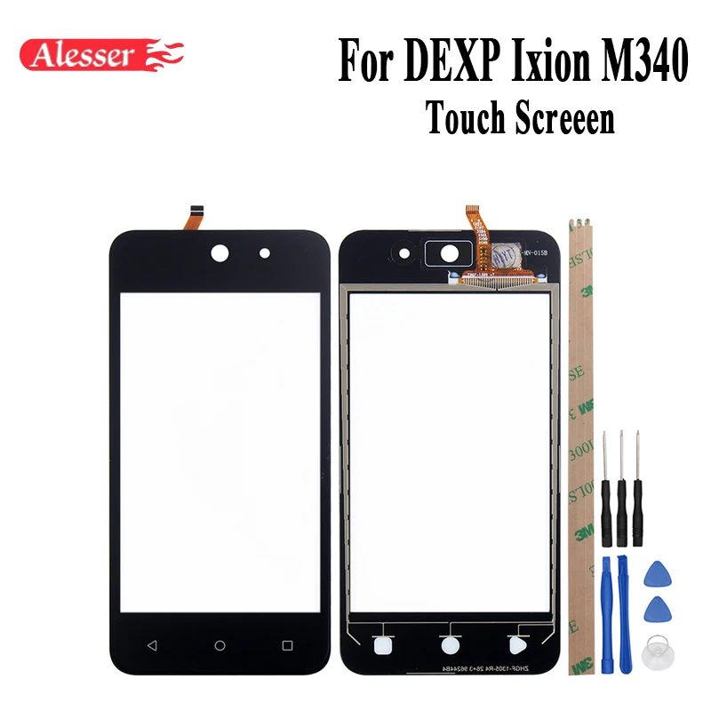 

Alesser For DEXP Ixion M340 Sensor Touch Screen Perfect Repair Parts Touch Panel +Tools +Adhesive For DEXP Ixion M340 Phone