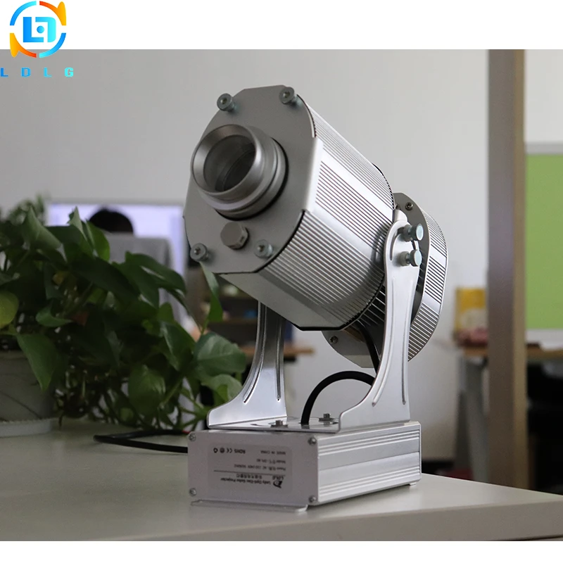 Rotate 80W Logo Gobo Projector Waterproof Advertising Rustproof 10000lm 80W Led Custom Image