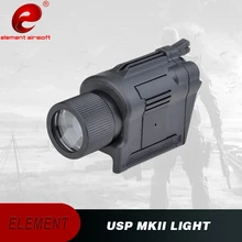 Страйкбол элемент пистолет свет USP MkII оружие Свет 220 люменов прожекторы пистолет с фонариком Пикатинни EX365