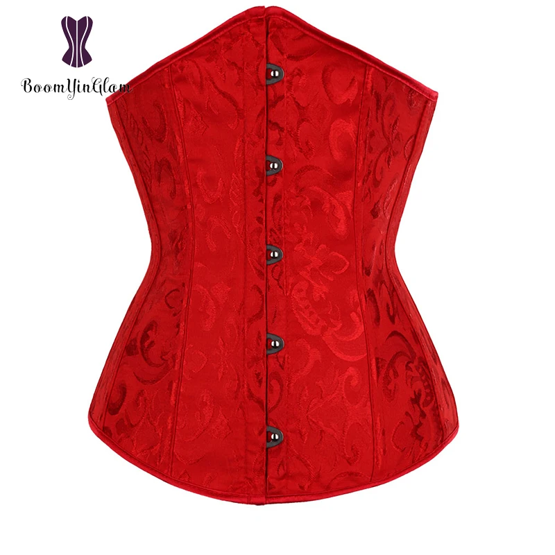 Jacquard Underbust Corsets Women Tummy Shaper Brocaded Corselet Slimming Waist Cinchers corset bustier top,lace corset,waist trainer,waist corset,body shaper