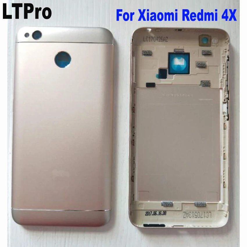LTPro для Xiaomi Redmi 4X задняя крышка батарейного отсека металлическая + стекло камеры