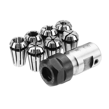

DANIU 7pcs ER11 1-7mm Spring Collets With ER11A 5mm Motor Shaft Holder Extension Rod