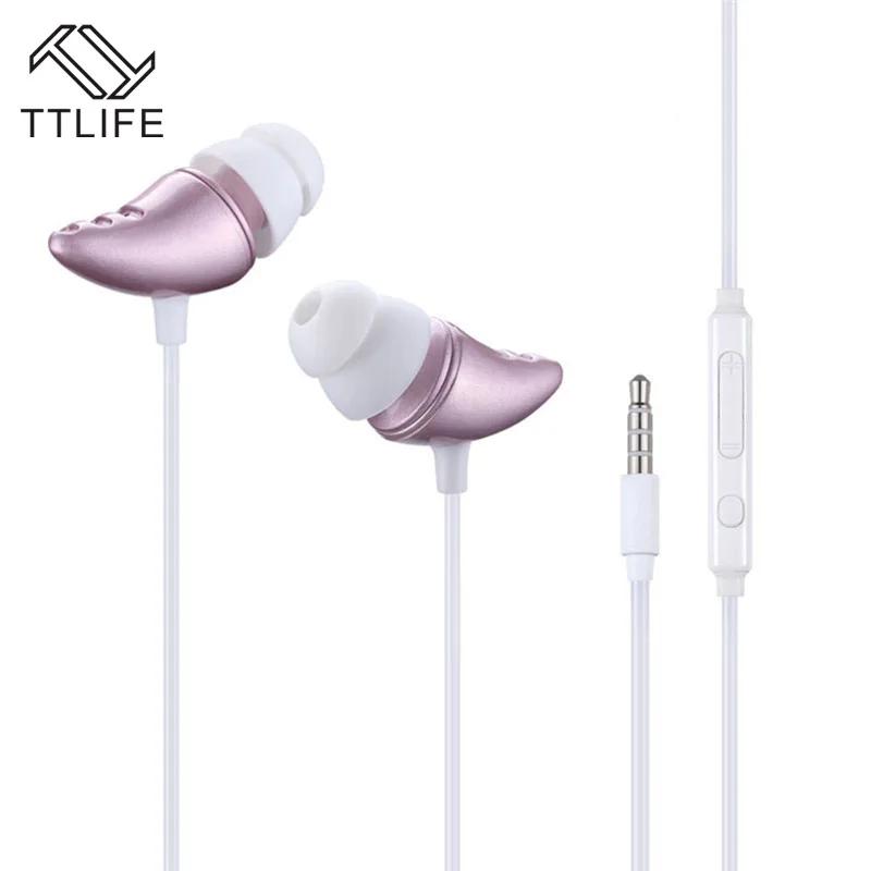 TTLIFE Brand New Portable Cute Wired Earphones Noise Cancelling Game