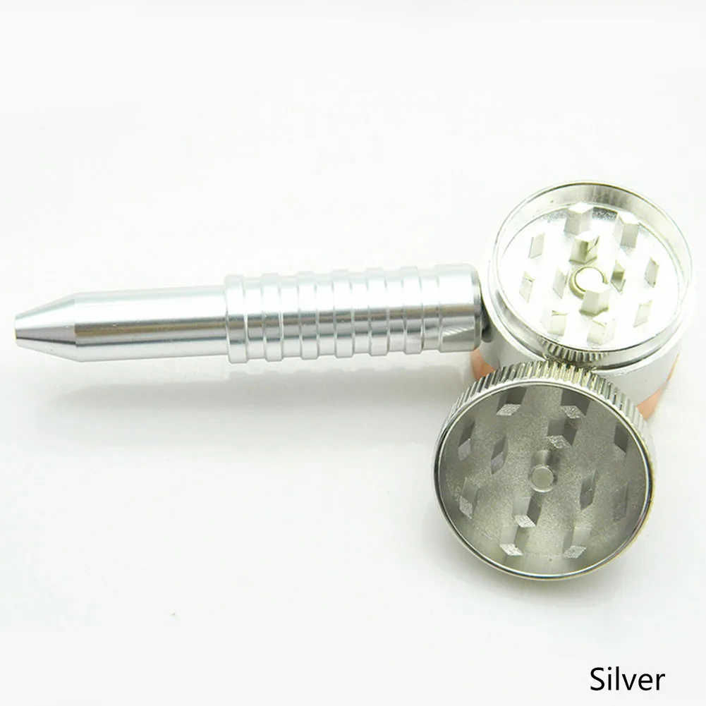 1PC!!! Smoking tobacco pipe Metal Revolver Pipe weed grinder six