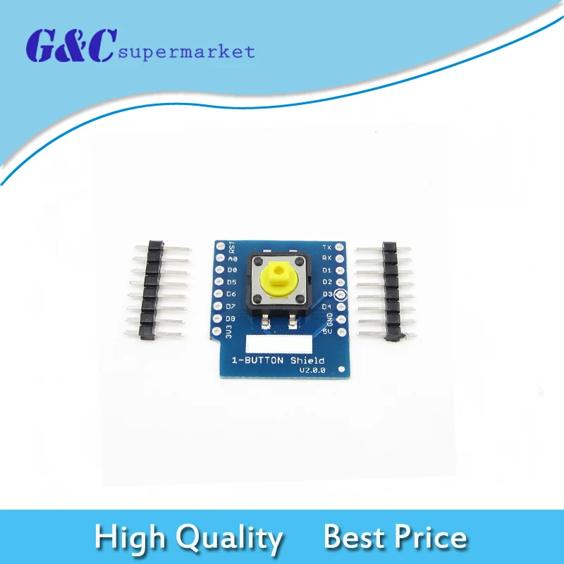 

For wemos d1 mini button shield button switch module for wemos d1 mini shield