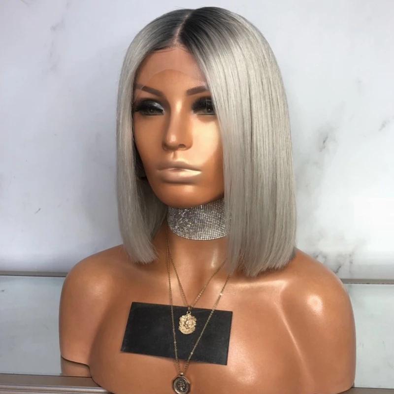 gray wig