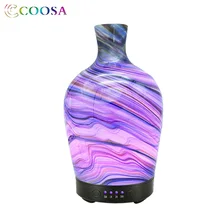 COOSA 3D Ultrasonic Air Humidifier 100ml Glass Vase Shape Aroma Essential Oil Diffuser Mist Maker 7 Color Lamp Difusor for Home COOSA 3D Ultrasonic Air Humidifier 100ml Glass Vase Shape Aroma Essential Oil Diffuser Mist Maker 7 Color Lamp Difusor for Home