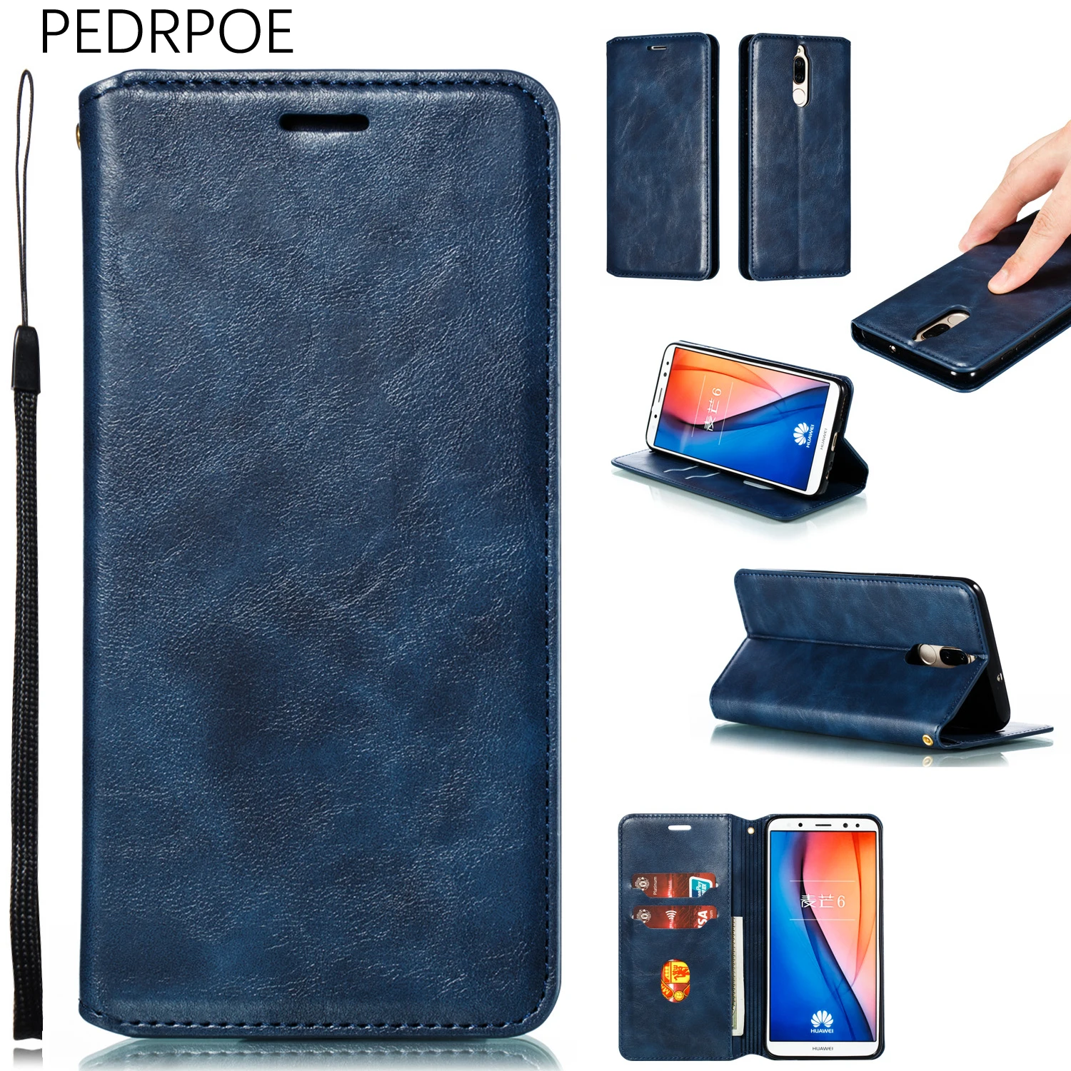 

Flip Case For Huawei Mate 10 Lite Nova 2i Case Wallet PU Leather Phone Case For Huawei Mate 10Lite Nova 2 i Card Holder Cover