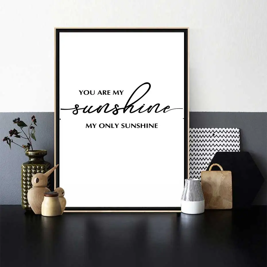 Inspiring Quotes Posters On the Wall Modern Minimalist Canvas Painting Romantic Words Bedroom Decoration Pictures Christmas Gift (3)