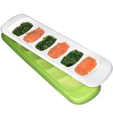 Ruiwjx детская пищевая добавка Коробка лоток для льда охлаждаемая пищевая форма для льда детская пищевая добавка Коробка лоток для льда Форма для мороженого