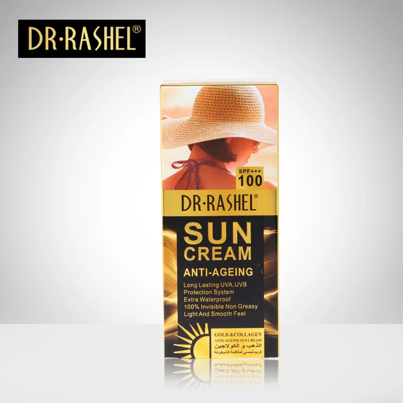 

DR.RASHEL SPF100 Gold Collagen Sunscreen Beauty Skin care Oil control Hydration Sunscreen Whitening Pore Sunscreen Face & Body