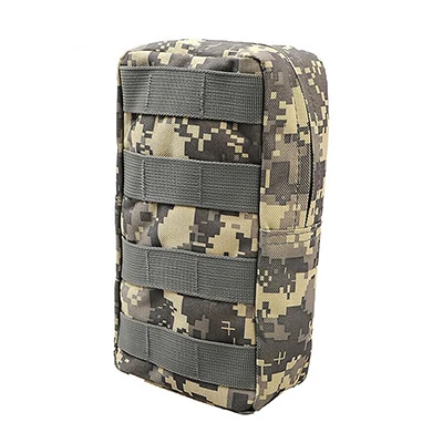 Многофункциональный тактический MOLLE EDC 600D нейлон 21X11,5 см Универсальный гаджет сумка инструменты поясные сумки открытый пакет - Цвет: ACU Camouflage