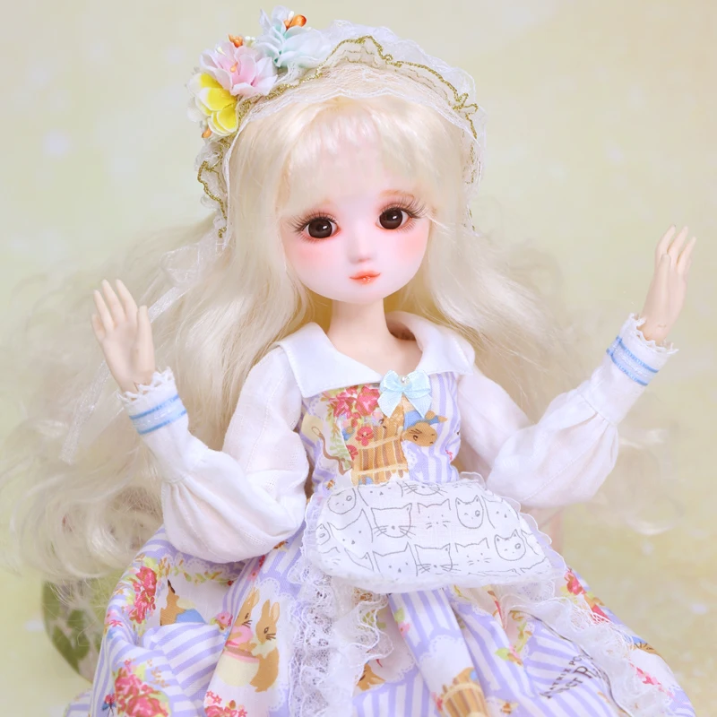 DBS дневник королева 1/4 BJD Модная Кукла 45 см принцесса белая кожа кукла