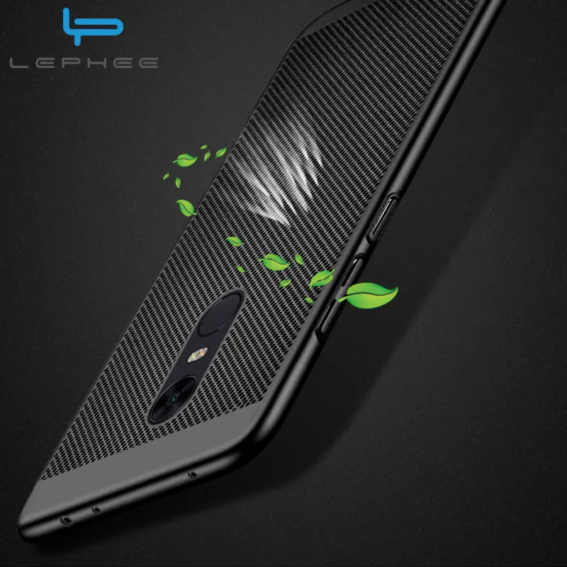 LEPHEE For Xiaomi Redmi 5A Case 5 Plus Cases Matte Hard PC Hollow Grid Breathable Cover for Xiomi 4A 4X 3S |