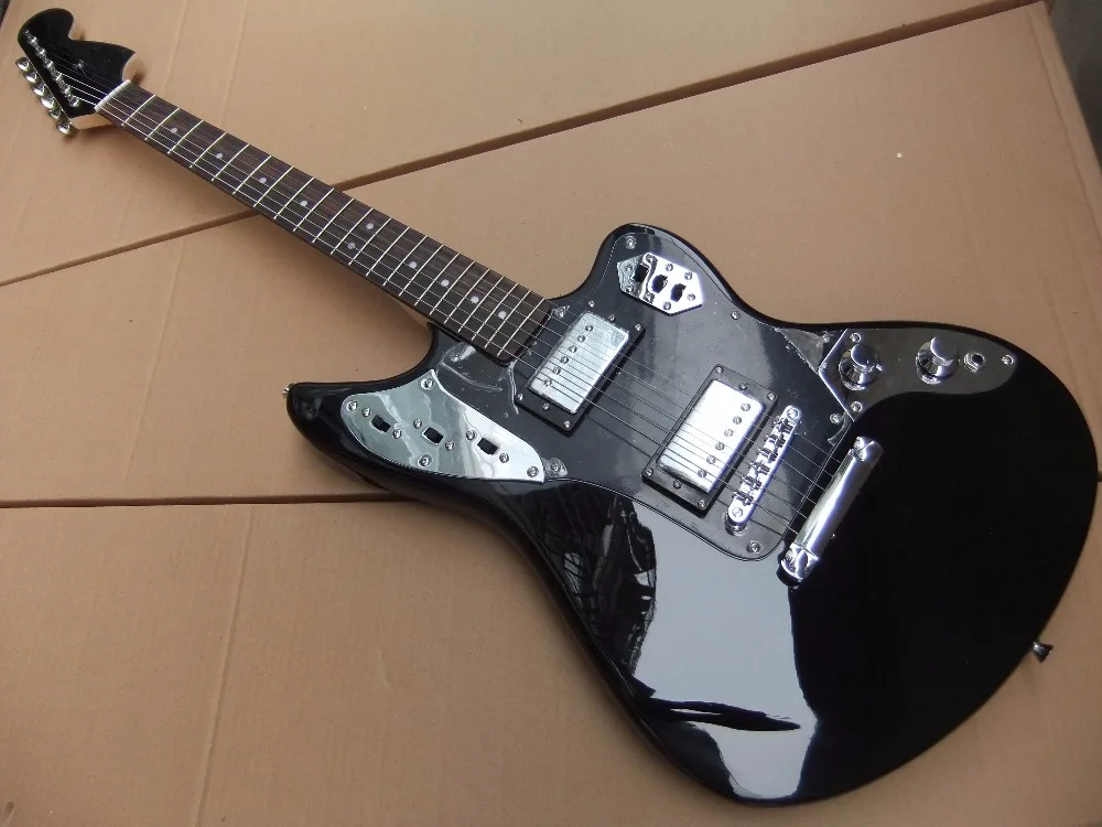 

Wholesale New Arrival 6 String Jaguar Electric Guitar Top Quality In Black 100807