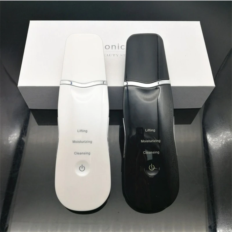 

Deeply Ultrasonic Face Skin Pore Cleaner Device Blackhead Removal Device Peeling Shovel Exfoliator Deeply Clean Skin