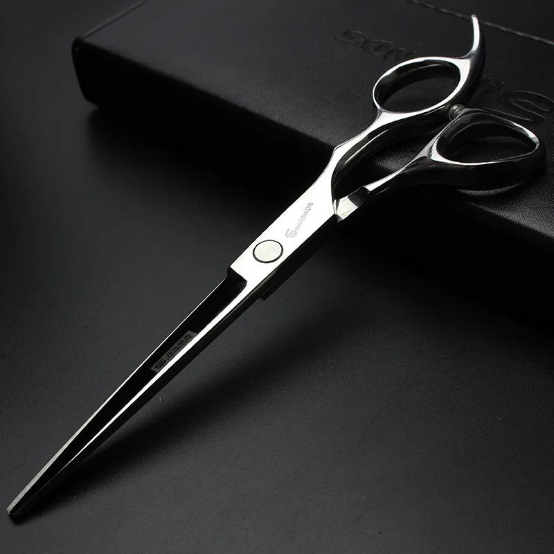 Professional Hair scissors Cutting Thinning 6 5 and 6 inch Silvery Hairdressing scissors with scissors