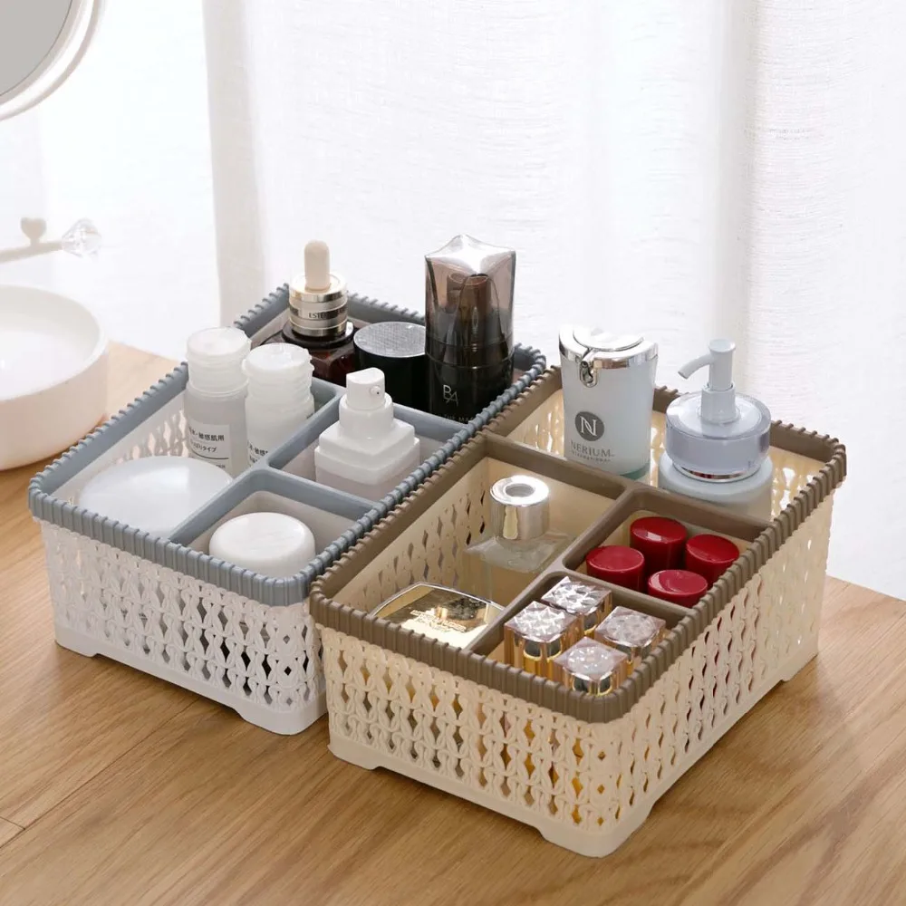  Large Capacity Makeup Organizer Cosmetic Storage Box Makeup Display Case Brush Lipstick Holder Desk