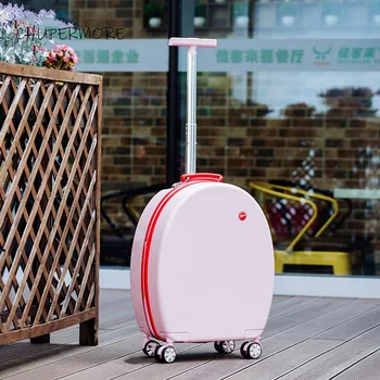 

Chupermore Cute princess Rolling Luggage Spinner 20 inch High capacity Fashion Travel Bags Password Cabin Suitcase Wheels