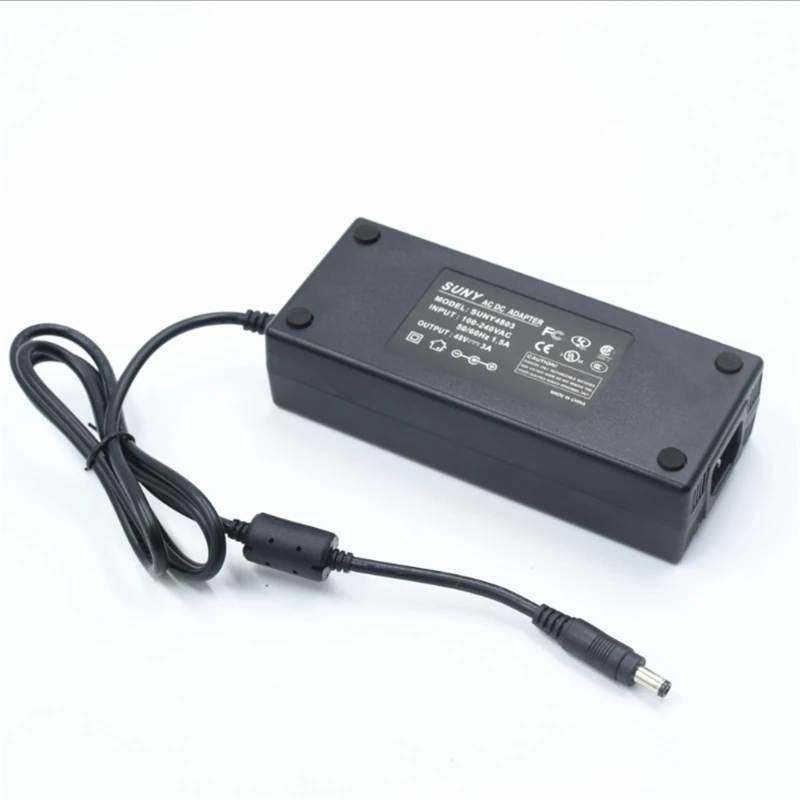 48VDC strip driver 100-240Vac input Lighting transformer 144W 48V3A led power supply CE FCC Listed with 5.5*2.1 5*5*2.5 port | Лампы и