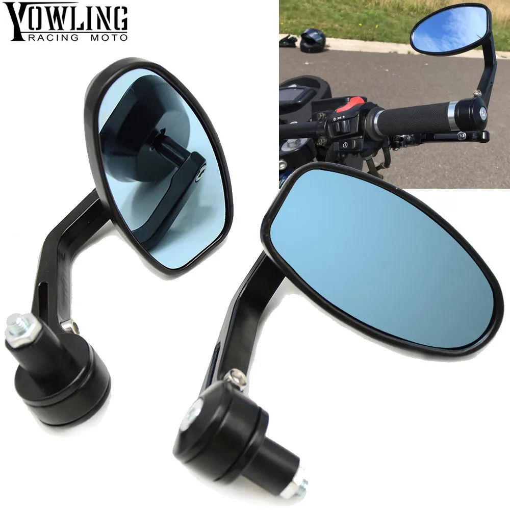 

7/8" 22mm Motorcycle Rearview Mirror Rear View Handle bar End Side Mirrors CBR125R CBR300R/CB300F/FA GROM/MSX125 PCX125 RC51