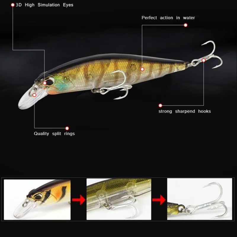 Mavllos flooting Wobbler быстроходная блесна для рыбалки Lure14.1g 100 м глубокая приманка