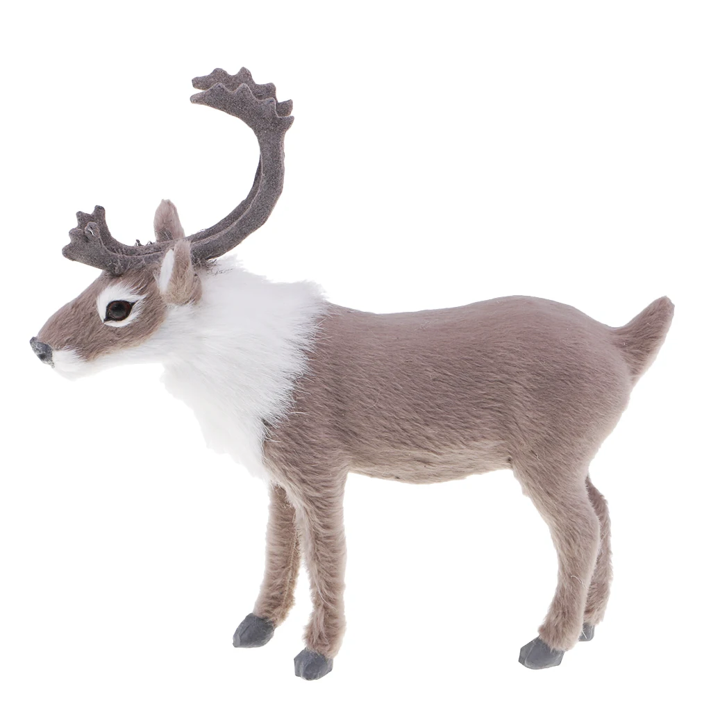 Plush Reindeer Doll Christmas Tree Decoration Xmas Family Party ELK Ornament