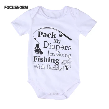 

Cotton Newborn Baby Girl Boy Short Sleeve Letter Printed Romper Jumpsuit Outfits Sunsuit