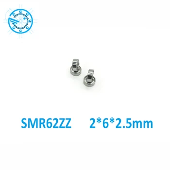 

Free shipping SMR62 SMR62ZZ ABEC-1 (10PCS) 2X6X2.5 mm Stainless Steel Miniature Ball Bearings 2*6*2.5 mm