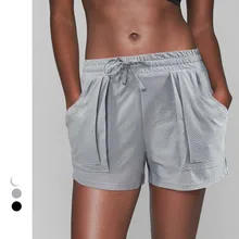 Спортивные шорты для женщин, карманные шорты для спортзала, женские шорты для йоги, быстросохнущие шорты для фитнеса, шорты для бега, спортивная одежда