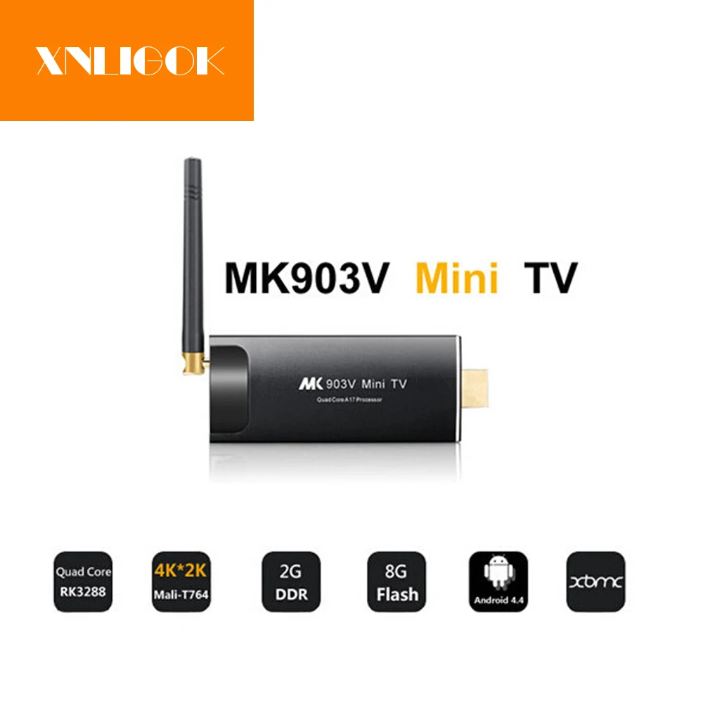 MK903V RK3288 четырехъядерный Android 5 1 мини ПК ТВ приставка ключ Флешка 2G 8G ресивер для