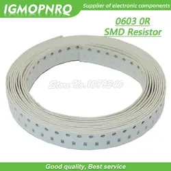 300 шт. 0603 бескорпусный постоянный резистор SMD резистор 1% 0 Ом 0R IGMOPNRQ