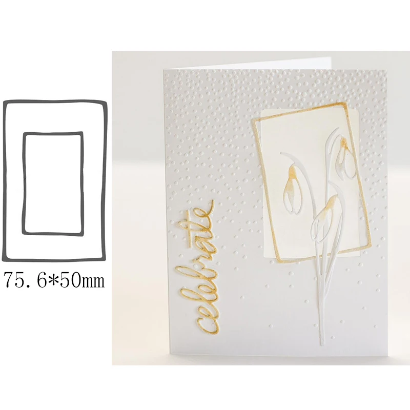 

Metal Cutting Dies Frame New 2019 Stencils for Scrapbooking Embossing Paper Craft Die Album Paper Cards Making