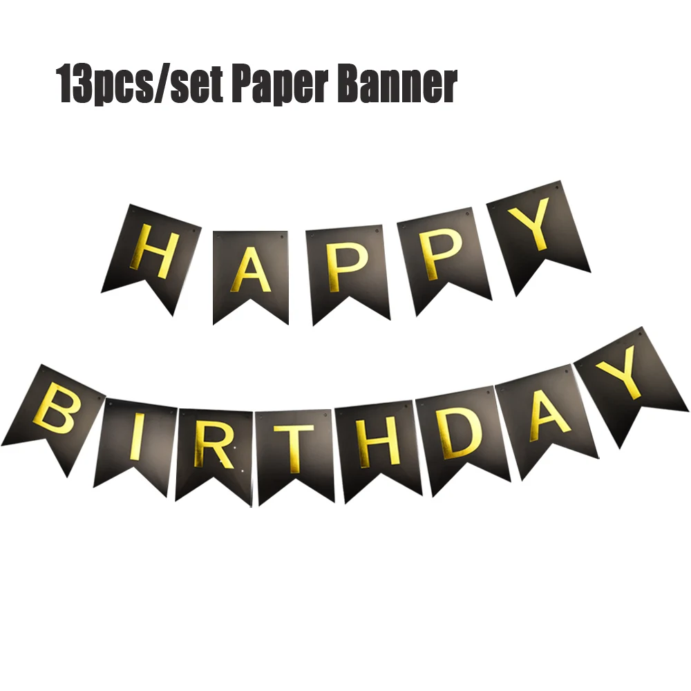

1 Set Pink/Blue/Black/White/Green Paper Banner For Baby Girl Boy Baptism Kids Birthday Party Decoration Hanging Paper Crafts