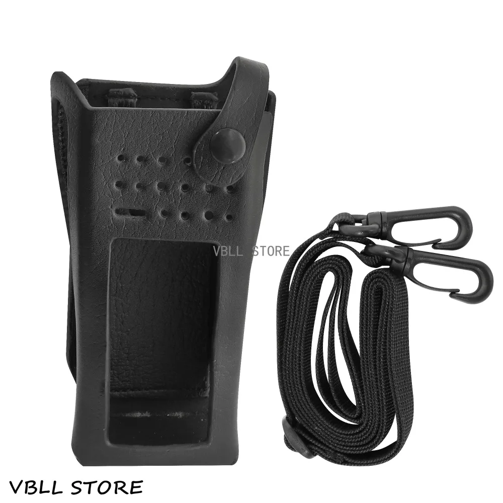 Переносной радиоприемник PMLN5840 из твердой кожи для Motorola XiR P8660 P8668 DP4600 DP4601|Запчасти