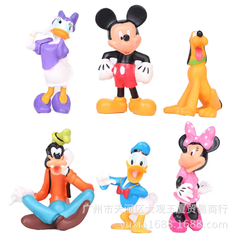 MICKEY MOUSE Club House playset Mattel DISNEY lot de 6 figurines Les Jouets