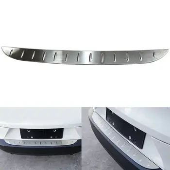 

1pc Stainless Steel Car Rear Bumper Guard Sill Plate Protector Cover Decal Frame Fit For Mazda CX-3 2018 Car Styling Accessories