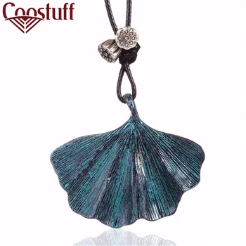 

Vintage Choker Necklaces Women statement necklaces & pendants Green Leaf Woman necklace collares colar collier jewelry